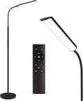 Black Stepless Adjustable LED Floor Lamp