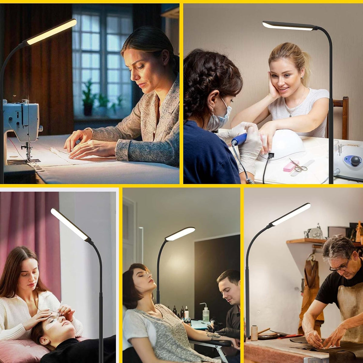 18W Remote‑Controlled Adjustable LED Floor Lamp