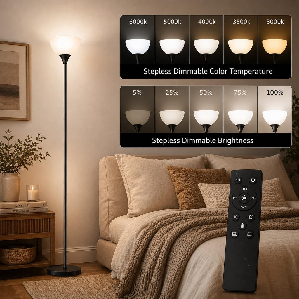 Control Stepless Dimmable Floor Lamp