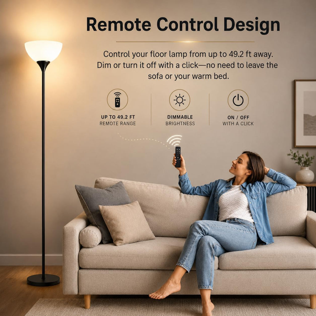 Control Stepless Dimmable Floor Lamp