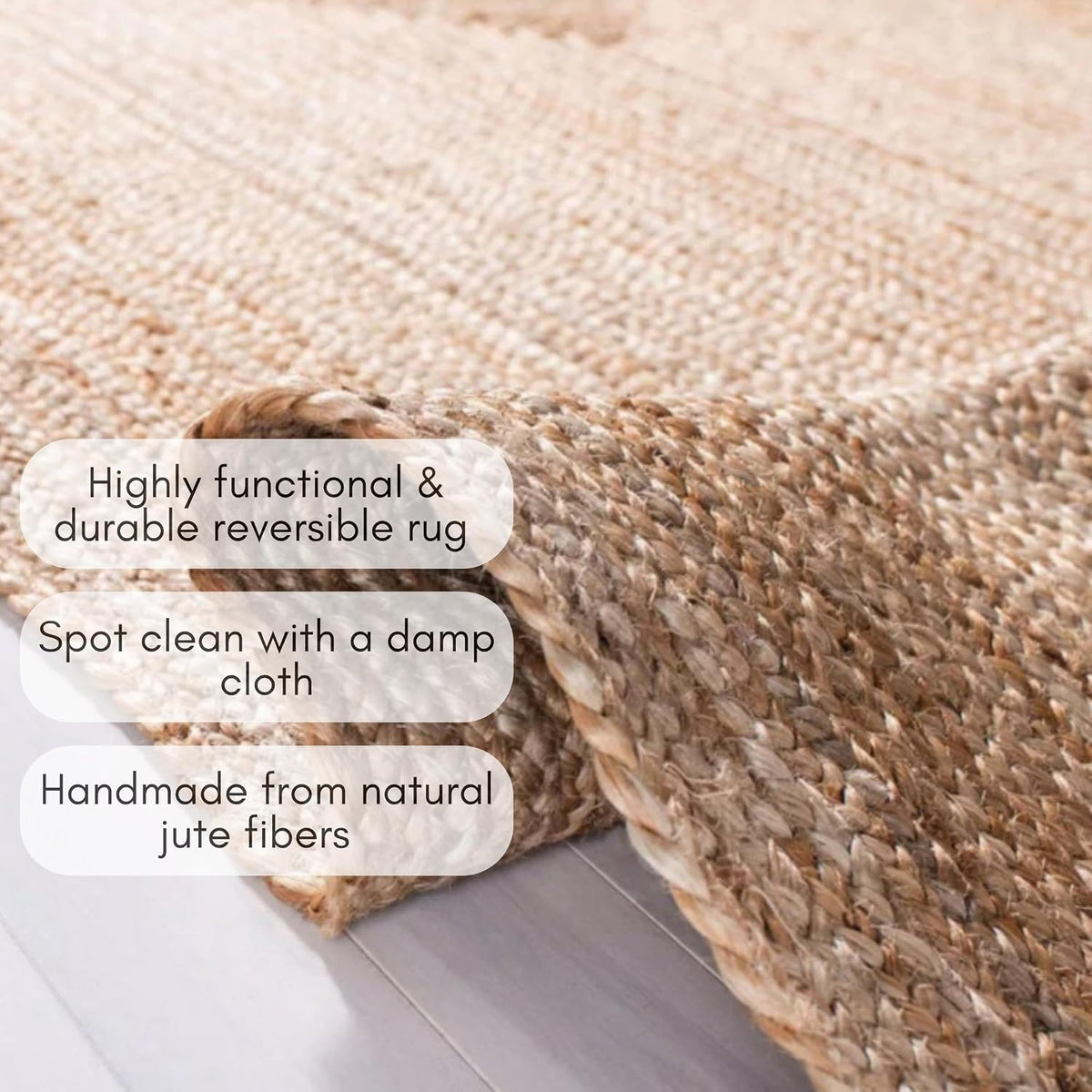 8x10 Handwoven Jute Area Rug