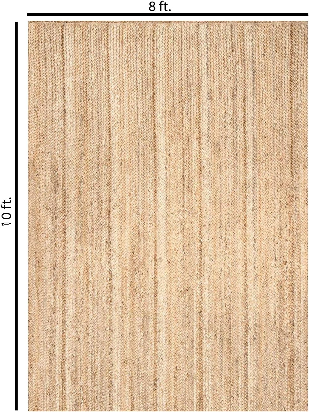 8x10 Handwoven Jute Area Rug