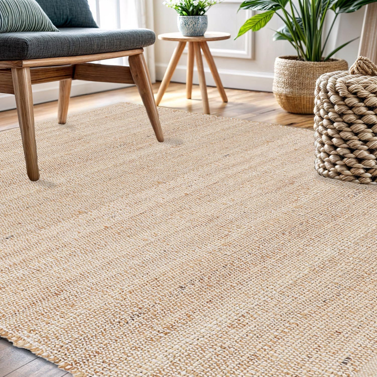 8'x10' Handwoven Jute Area Rug
