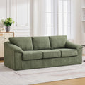 89" Green Boneless Cloud 3‑Seater Sofa