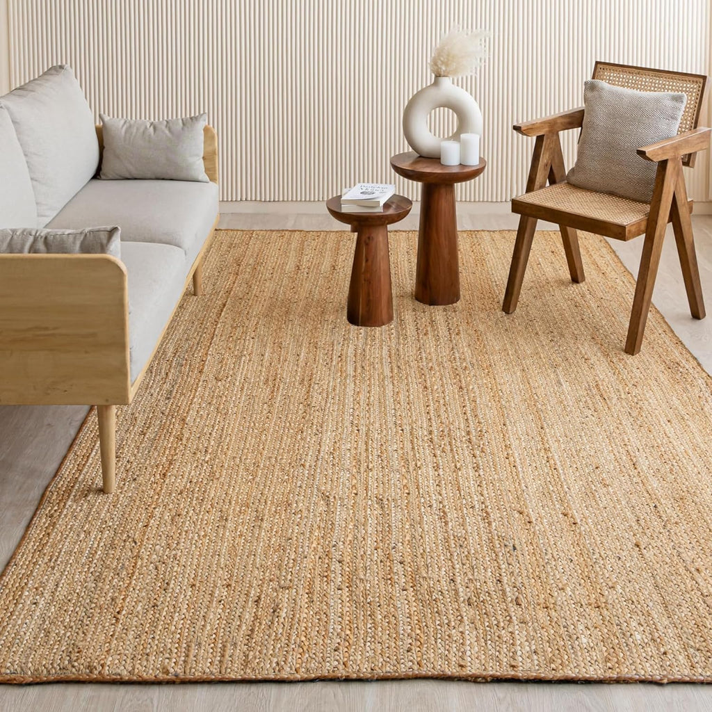 8'x10' Braided Handwoven Jute Area Rug