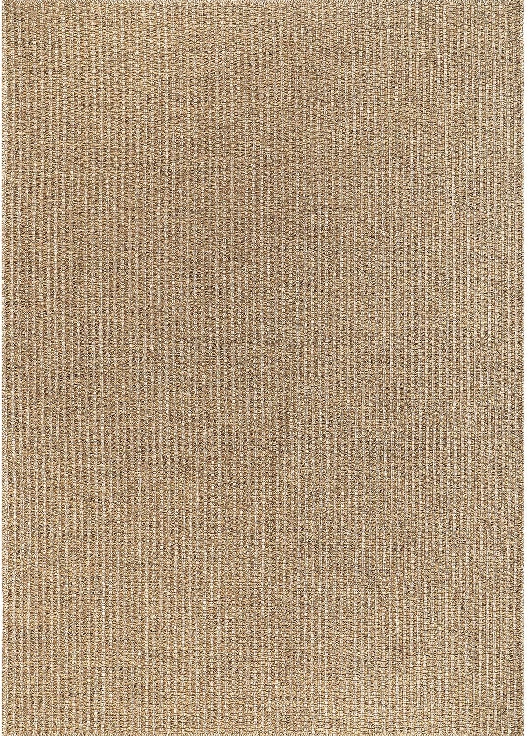 Home 8x10 Washable Jute Area Rug