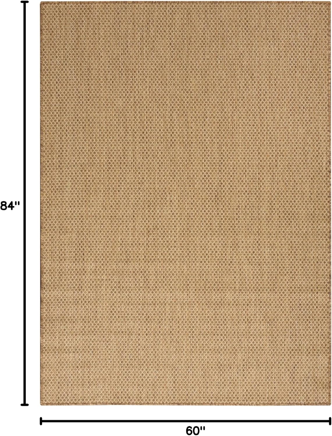 Home 5'x7' Geometric Jute Area Rug