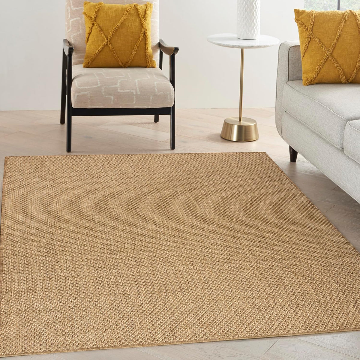 Home 5'x7' Geometric Jute Area Rug