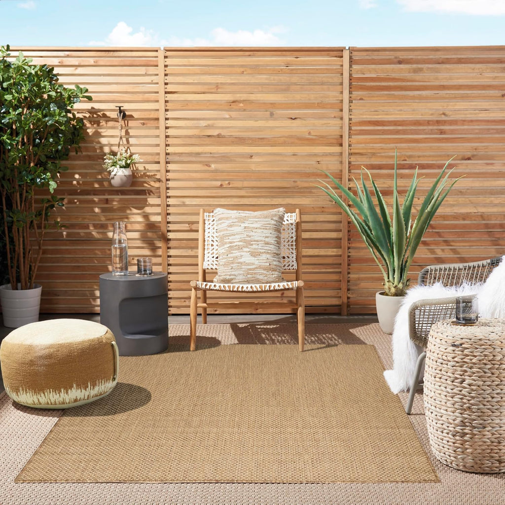 Home 5'x7' Geometric Jute Area Rug